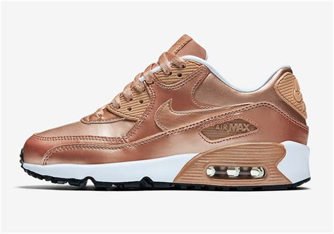 nike air max 90 se leather gs schuhe bronze|air max 90 shoes.